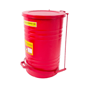 Lixeira de Segurança e a Prova de Explosão c/ pedal capacidade de 50 litros