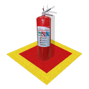 Tapete de Demarcação de Solo para Extintores e Hidrantes – Capacho