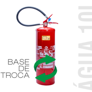 Extintor de Água Pressurizada 10L – Sistema Base de Troca