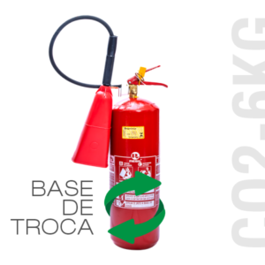 Recarga de Extintor CO2 6kg – Sistema Base de Troca