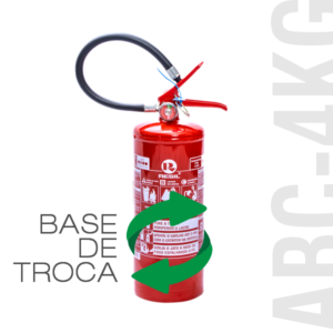 Recarga de Extintor ABC 4kg – Sistema Base de Troca