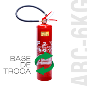 Recarga de Extintor ABC 6kg – Sistema Base de Troca