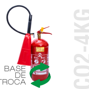 Recarga de Extintor CO2 4kg – Sistema Base de Troca