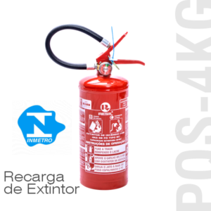 Serviço de Recarga para Extintor de Pó Químico BC 4kg