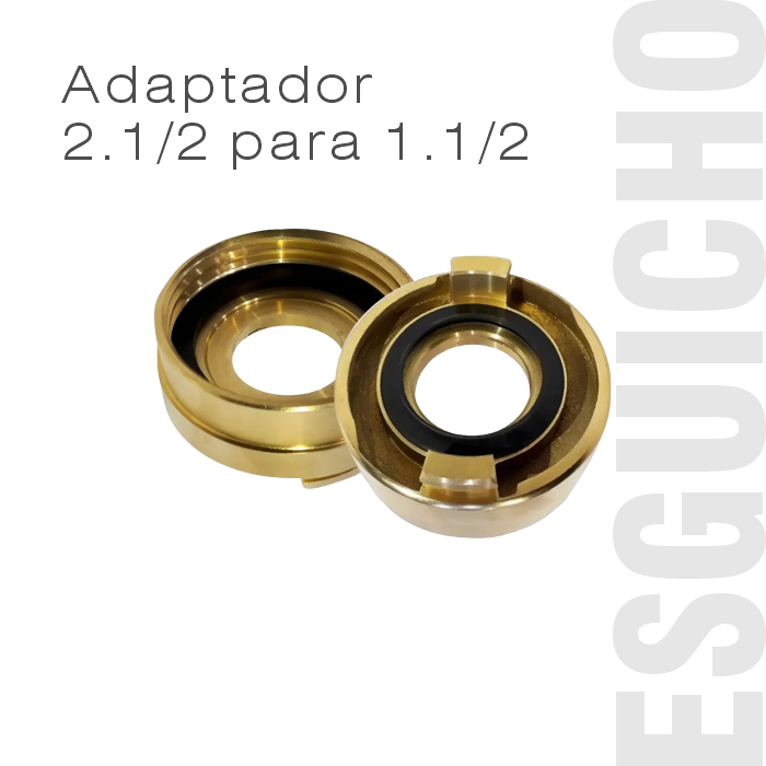Adaptador Storz para Hidrante 2.1/2" x 1.1/2"