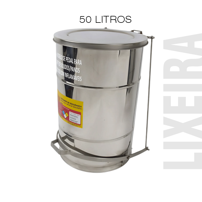 Lixeiras Autoextinguível 50 Litros